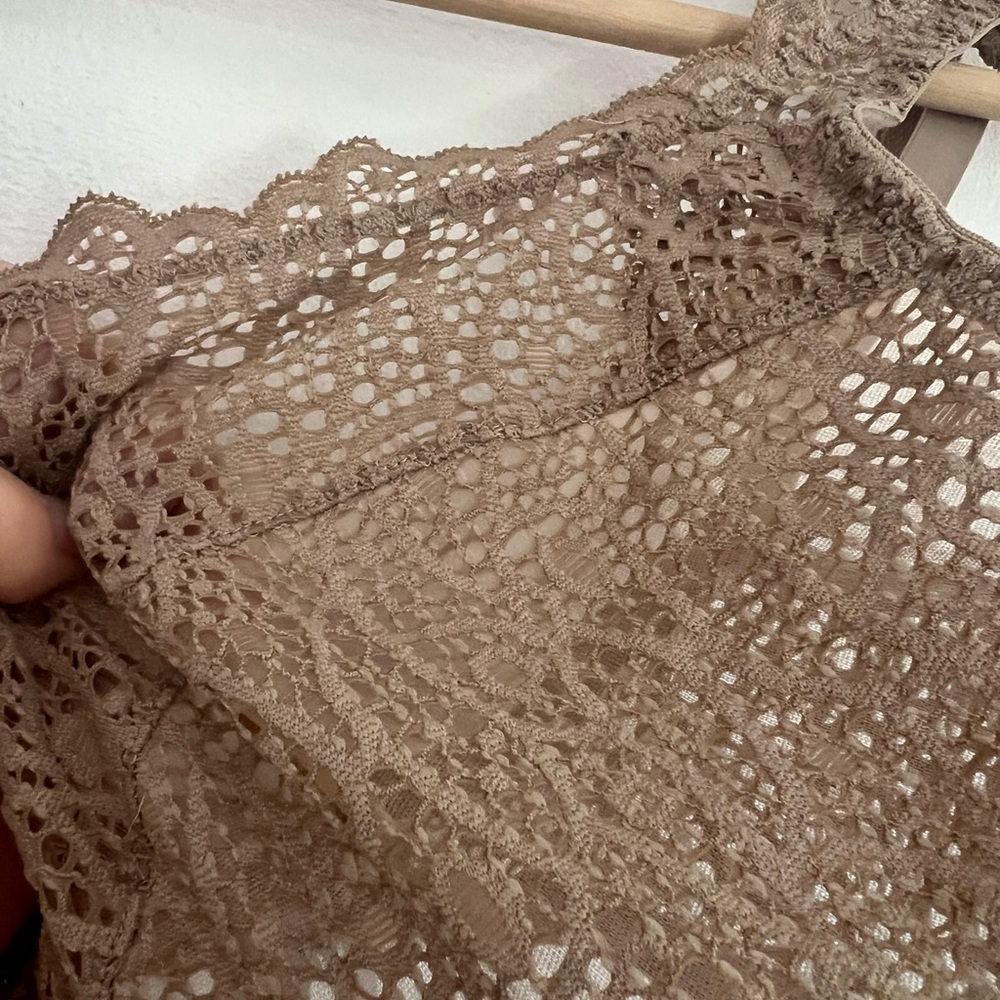 Else Lingerie Beige Balconette Lace Bra 36DD | Good Condition (Used) - Picture 4 of 11